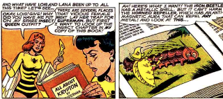 Illustration for article titled 10 insane scenes from the time Lois Lane turned into a giant insect